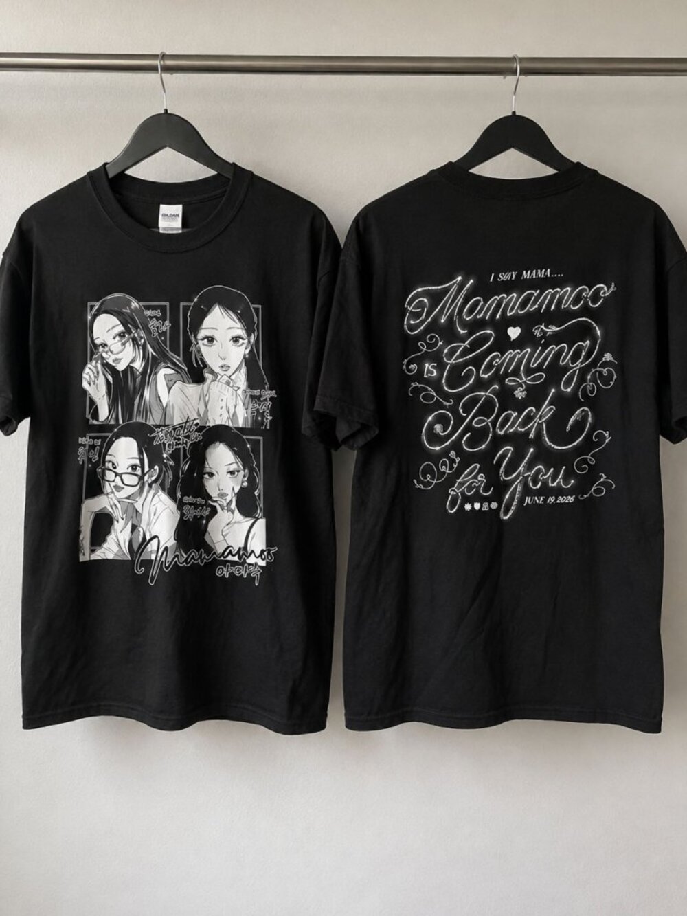 Mamamoo Is Coming Back For You 2026 Graphic Tee Black